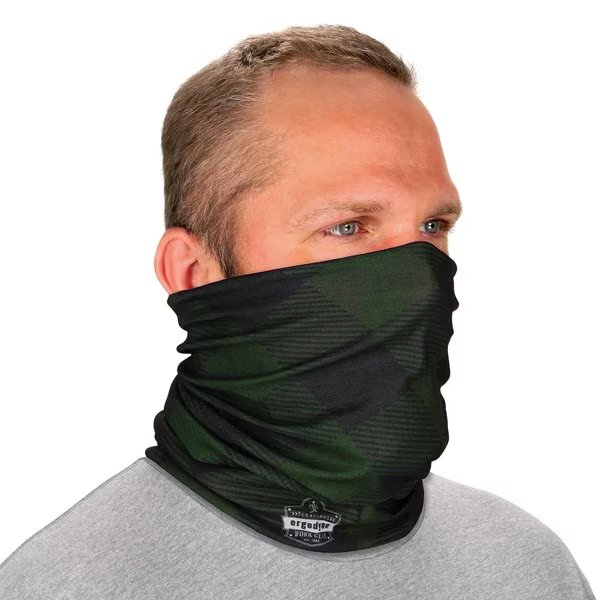 Green Buffalo Plaid Multi-Band, Chill-Its By Ergodyne, Mfr#: 6485